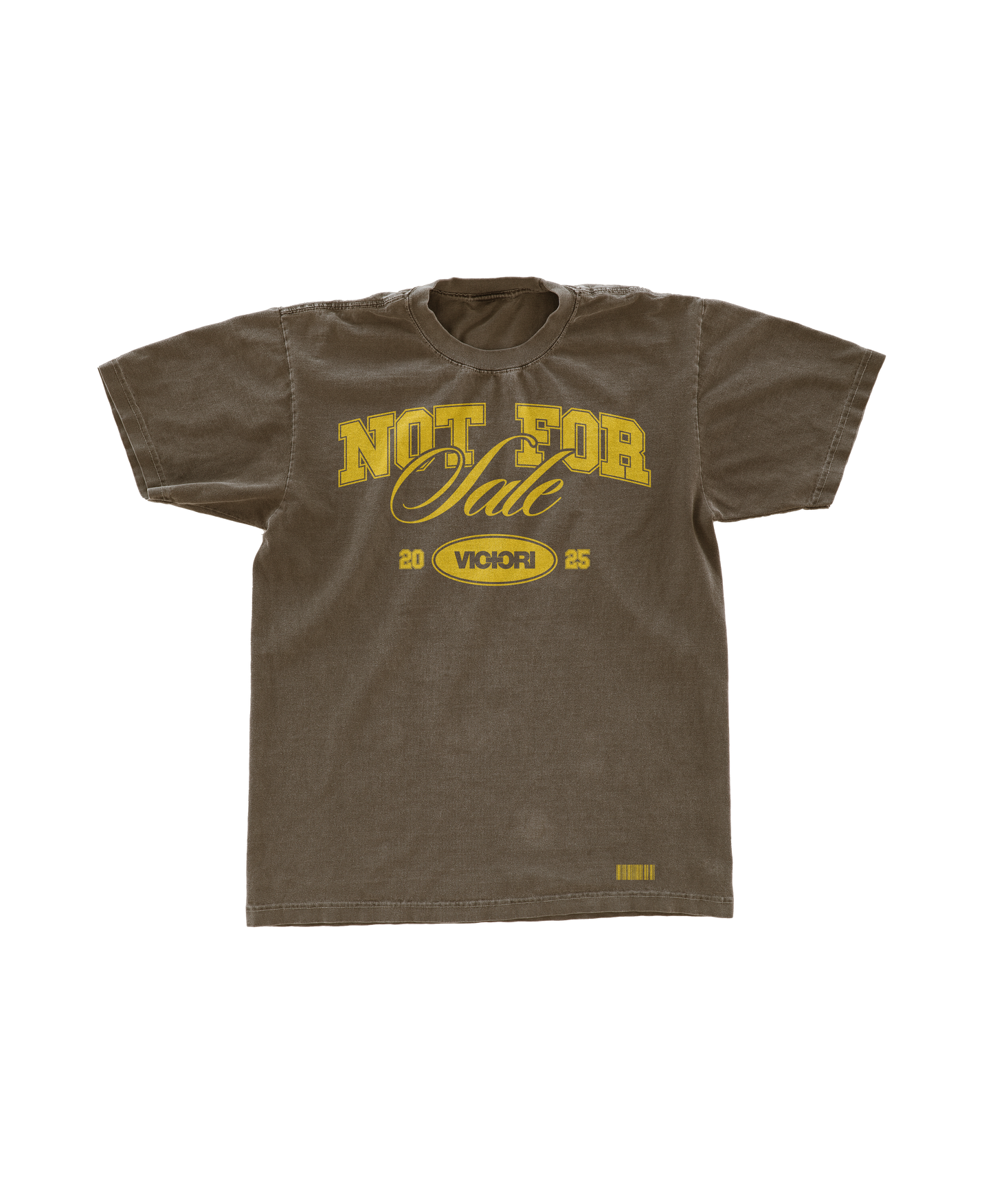 Not For Sale University Tee - Yellow