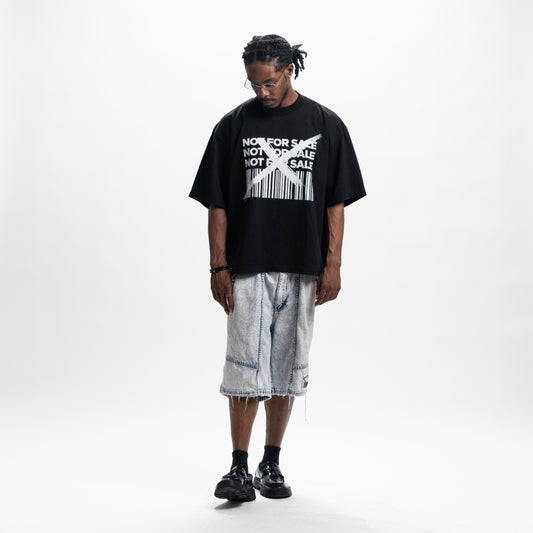 Not For Sale Barcode Tee - White