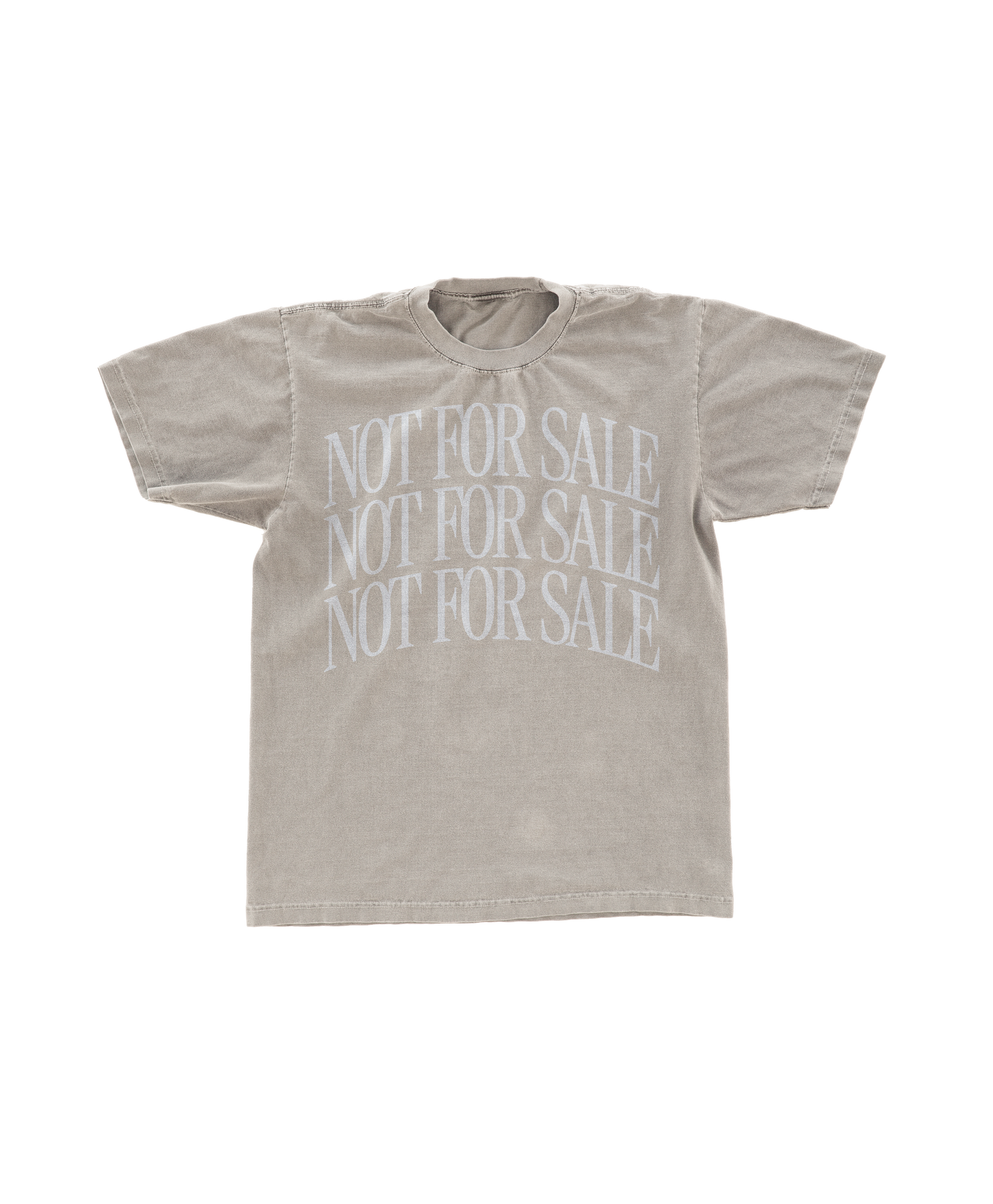 Not For Sale Stacked Tee - White