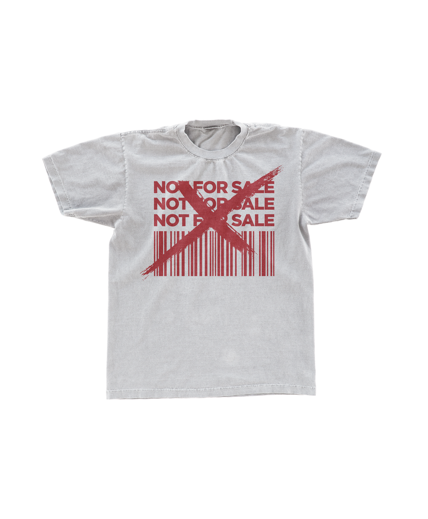 Not For Sale Barcode Tee - Red