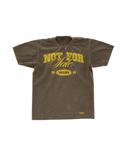 Not For Sale University Tee - Yellow