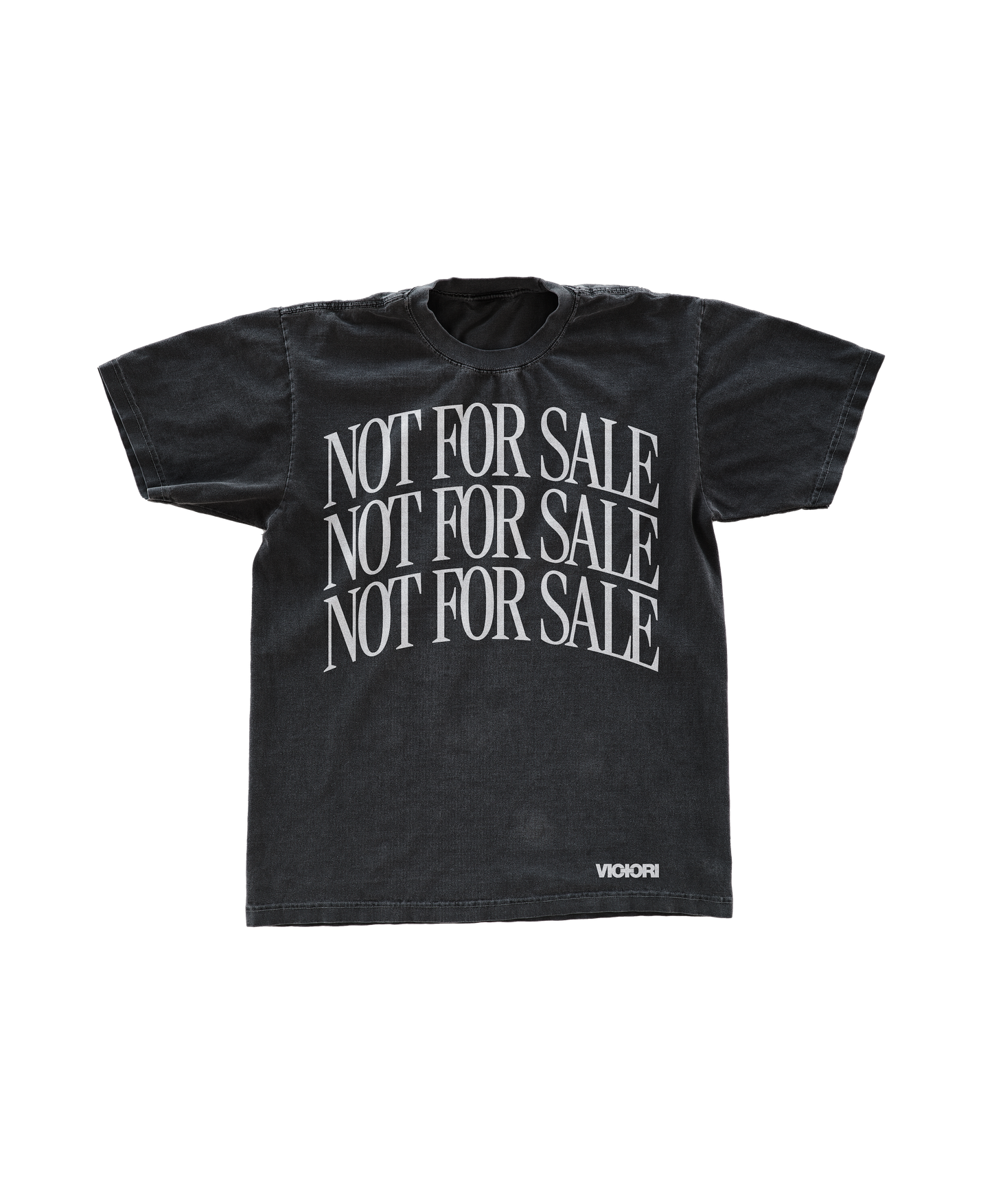 Not For Sale Stacked Tee - White
