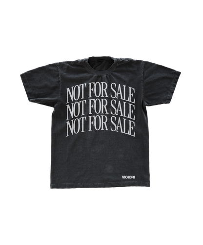 Not For Sale Stacked Tee - White