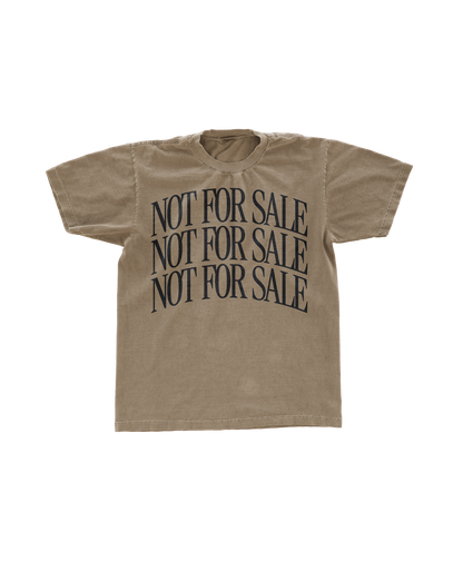 Not For Sale Stacked Tee - Black