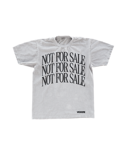 Not For Sale Stacked Tee - Black